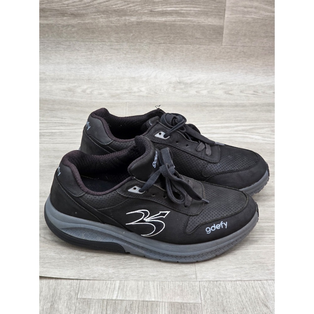 Gravity Defyer Gdefy Orion Black Gray Shoes Lace Up TB9023MLG Men's Size 11.5